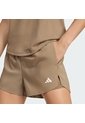 Shorts Entrenamiento Beige Adidas Workout Essentials 2 En 1 Mujer de adidas Performance