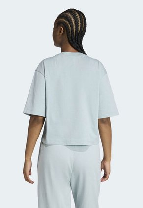 Camiseta adidas Sportswear Essentials Boyfriend Verde