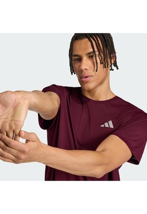 Camiseta Running Vinotinta Adidas Adi365 Essentials Hombre