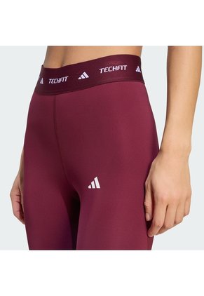 Licra Entrenamiento Vinotinta Adidas 7/8 Techfit Mujer