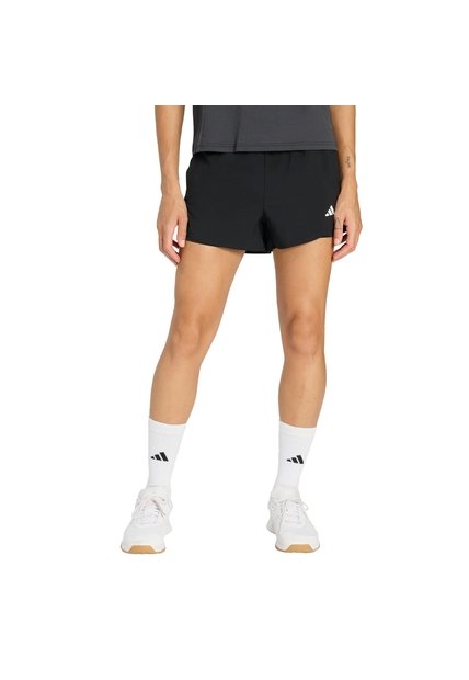 Shorts Entrenamiento Negro Adidas Workout Essentials 2 En 1 Mujer