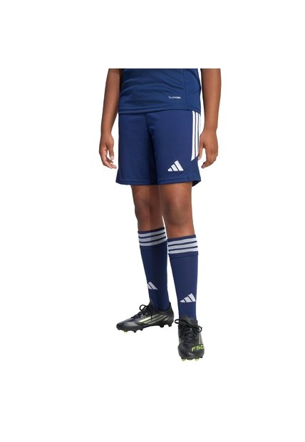 Shorts Fútbol Azul Adidas Tiro26 League Niños