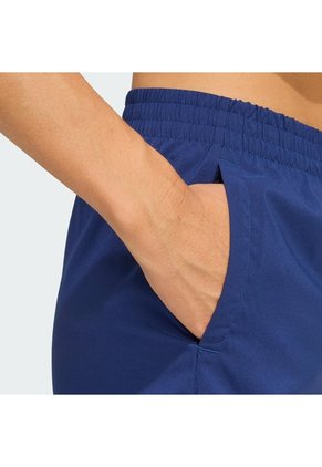 Shorts Entrenamiento Azul Adidas Workout Essentials 2 En 1 Mujer