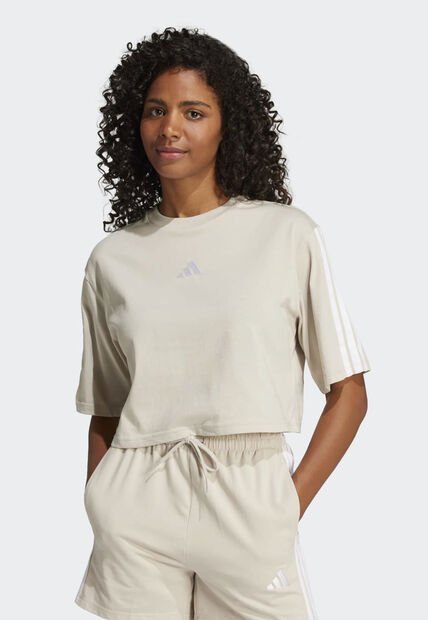 Camiseta adidas Sportswear Essentials Beige