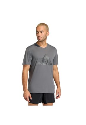 Camiseta Running Gris Adidas Adi365 Essentials Brand Love Hombre