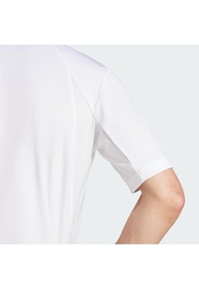 Camiseta Tenis Blanca Adidas Club Henley Hombre