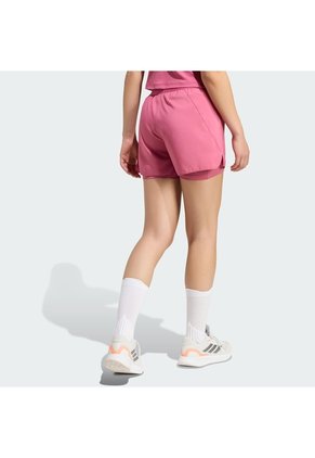 Shorts Running Rosa Adidas Adi365 Essentials 2 En 1 Mujer