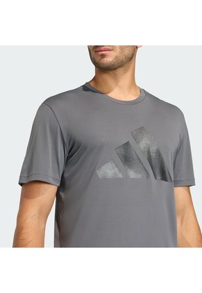 Camiseta Running Gris Adidas Adi365 Essentials Brand Love Hombre