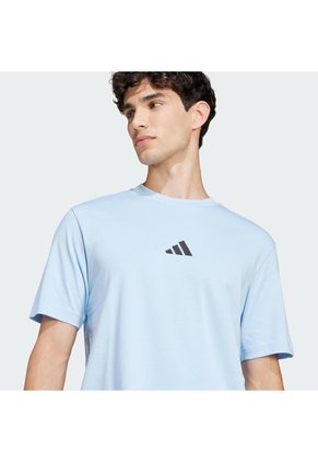 Camiseta Azul Adidas Jersey Essentials Hombre