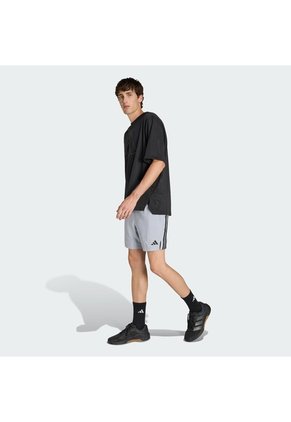 Shorts Entrenamiento Gris Adidas Tech Essentials Workout 2 En 1 Hombre