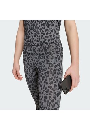 Licra Entrenamiento Gris Adidas Animal Print Niñas