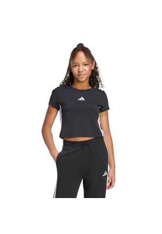 Camiseta Negra Adidas Essentials Niñas adidas Performance