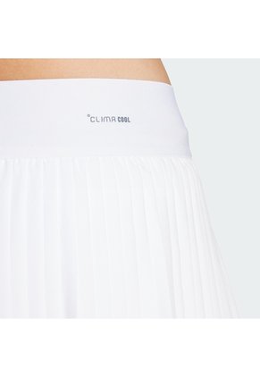 Falda Tenis Blanca Adidas Club Pleated Mujer