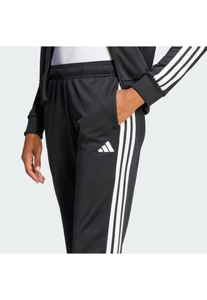 Conjunto Negro Adidas Essentials 3 Rayas Mujer