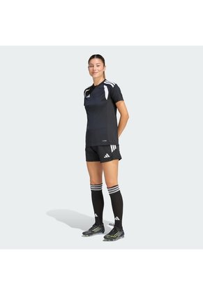 Shorts Fútbol Negro Adidas Cortos Tiro 26 League Mujer