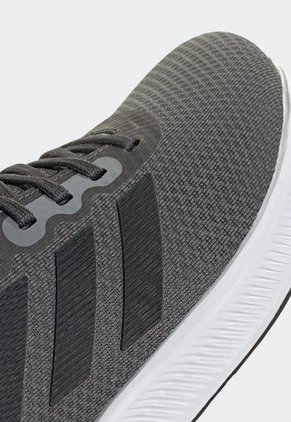Tenis Running Gris-Negro-Blanco adidas Performance Runfalcon 3