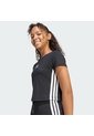 Camiseta Negra Adidas Essentials Niñas de adidas Performance