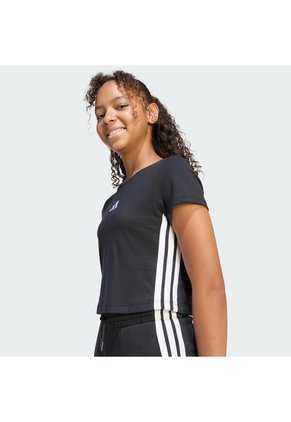 Camiseta Negra Adidas Essentials Niñas