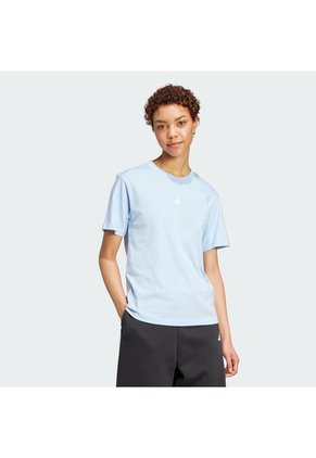 Camiseta Azul Adidas Essentials Mujer