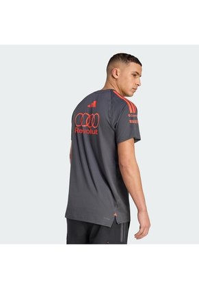 Camiseta Negra Adidas Mecánicos Audi Revolut F1 Team Hombre
