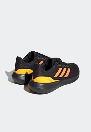 Tenis Running Negro-Amarillo-Naranja Neón adidas Performance Runfalcon 2.0
