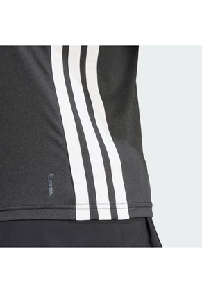 Camiseta Entrenamiento Negra Adidas Train Essentials 3 Tiras Mujer