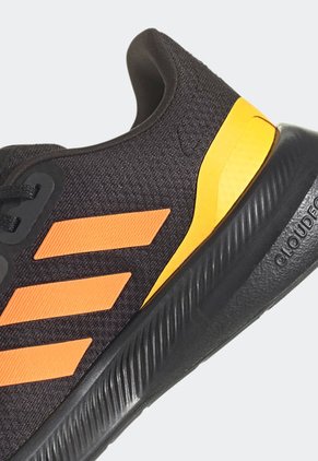 Tenis Running Negro-Amarillo-Naranja Neón adidas Performance Runfalcon 2.0
