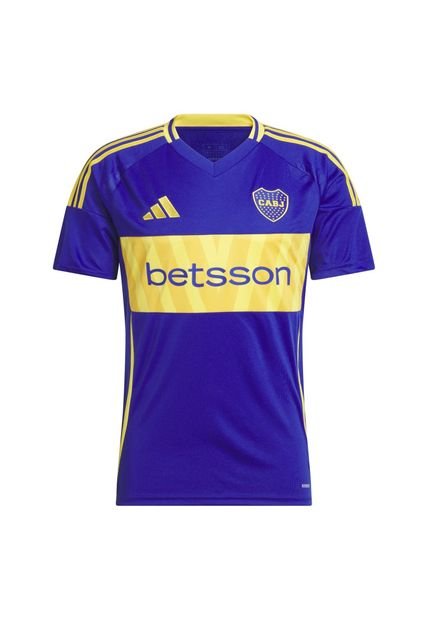 Adidas Performance Camiseta Adidas Hombre Local Boca Juniors 24/25 - Azul - Amarillo Camiseta
