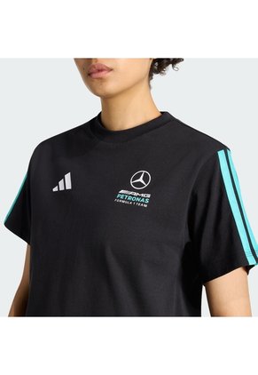 Camiseta Negra Adidas DNA Mercedes AMG Petronas F1 Team Mujer