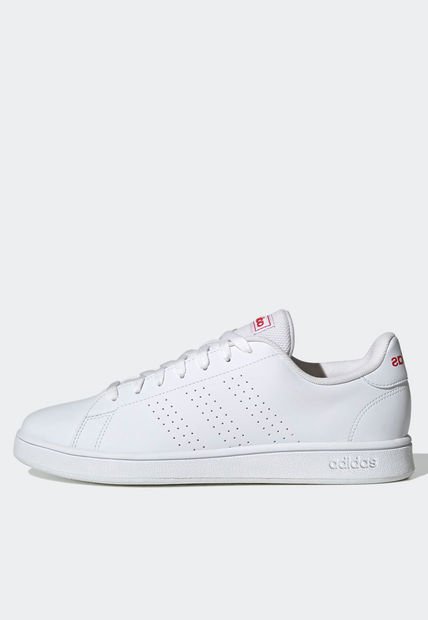 Tenis Lifestyle Blanco-Rojo adidas Performance Advantage Base
