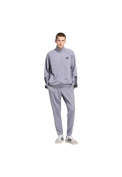 Conjunto Entrenamiento Morado Adidas Stadium 3 Rayas Hombre