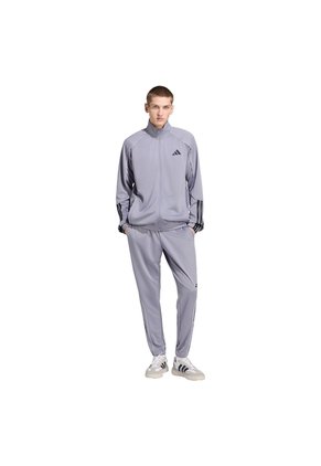 Conjunto Entrenamiento Morado Adidas Stadium 3 Rayas Hombre
