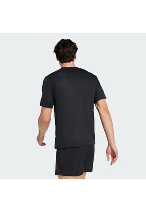 Camiseta Entrenamiento Negra Adidas Workout Essentials Capa Base Hombre