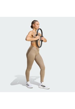 Licra Entrenamiento Beige Adidas Graphic All Me Essentials Pretina Media Mujer