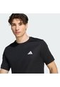 Camiseta Entrenamiento Negra Adidas Workout Essentials Capa Base Hombre de adidas Performance