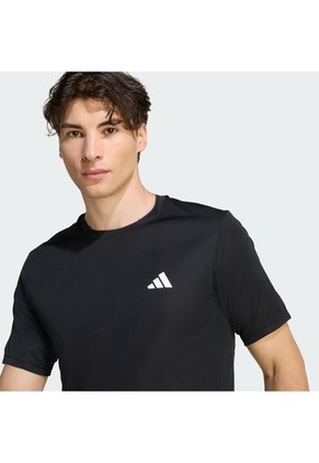 Camiseta Entrenamiento Negra Adidas Workout Essentials Capa Base Hombre
