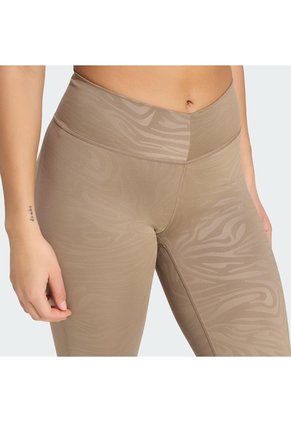 Licra Entrenamiento Beige Adidas Graphic All Me Essentials Pretina Media Mujer