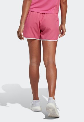 Short Rosa-Blanco adidas Performance Marathon 20