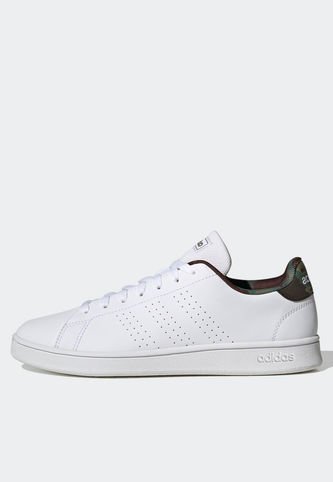 Tenis Lifestyle Blanco-Verde-Vinotinto adidas Performance Advantage Base adidas Performance