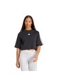 Camiseta Negra Adidas Essentials 3 Rayas Mujer de adidas Performance