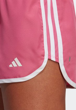 Short Rosa-Blanco adidas Performance Marathon 20