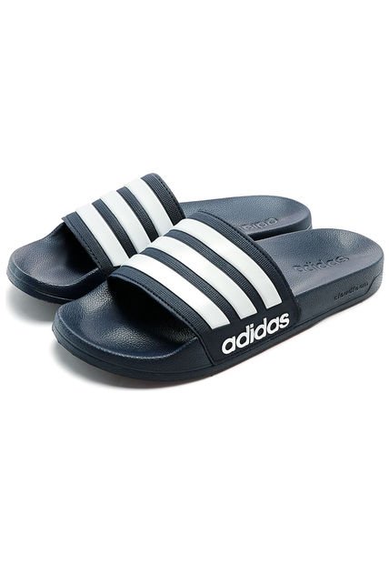 Playera Azul-Blanco adidas Performance Adilette Shower