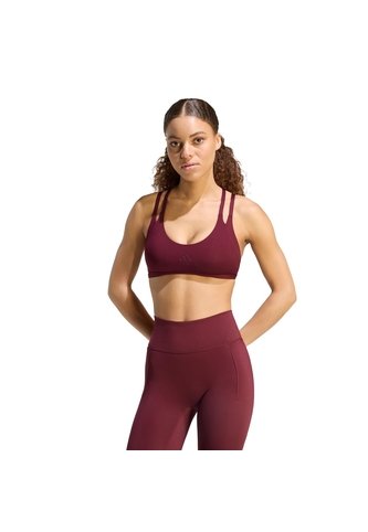 Top Deportivo Turquesa Adidas Optime Workout Strappy Sujeción Ligera Rojo adidas Performance