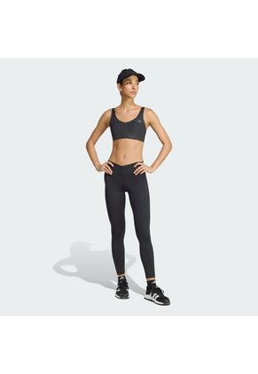 Licra Entrenamiento Negra Adidas Graphic All Me Essentials Pretina Media Mujer