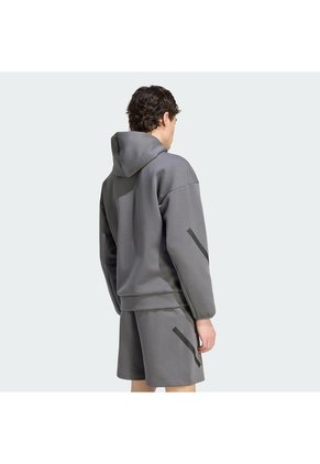 Buzos Y Súeteres Blanco Adidas Chaqueta Deportiva Z.N.E. Cierre Frontal Gris