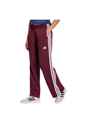 Pantalón Azul Adidas Deportivo Dayready Pierna Ancha Rojo