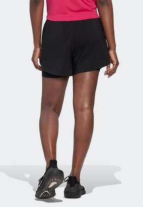Short Negro-Blanco adidas Performance Aeroready Minimal