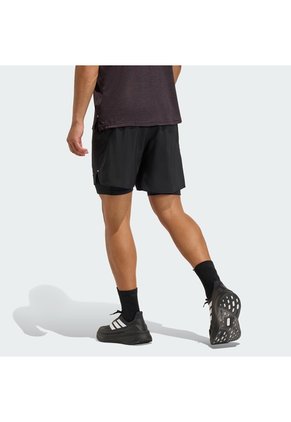 Shorts Running Negro Adidas Adi365 Essentials 2 En 1 Hombre