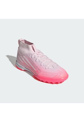 Guayos Rosado Adidas F50 Sparkfusion League Caña Media Pasto Artificial Niños Rosa