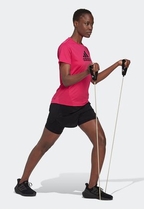 Short Negro-Blanco adidas Performance Aeroready Minimal